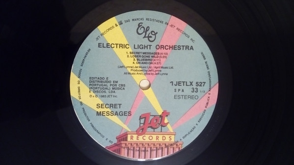 Electric Light Orchestra - Secret Messages | Jet Records (JETLX 527) - 3