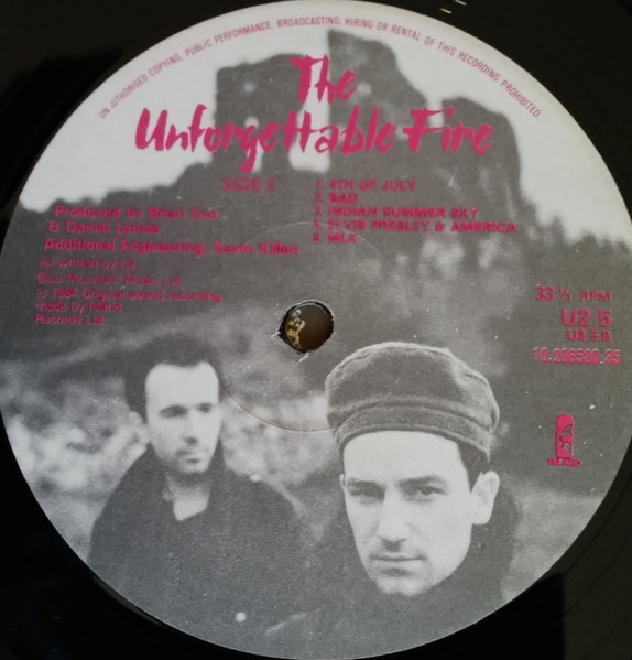 U2 - The Unforgettable Fire | Island Records (U25) - 4