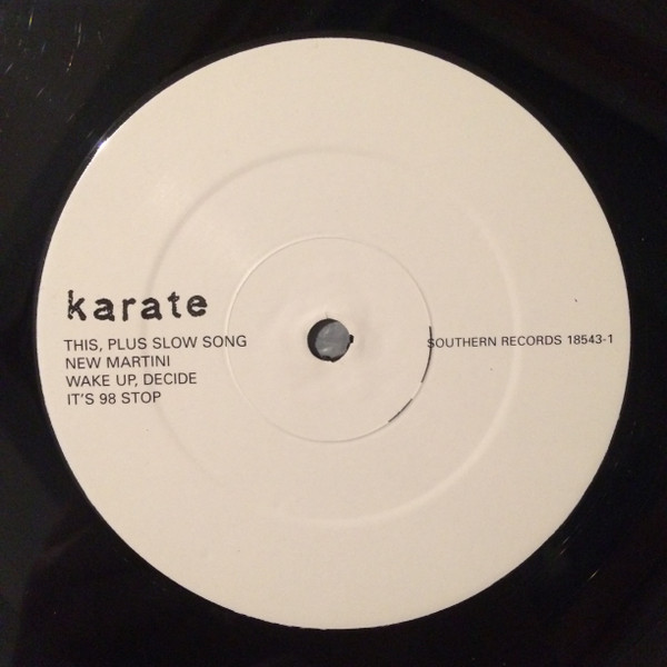 Karate - In Place Of Real Insight | Southern Records (18543-1) - 3 Karate - In Place Of Real Insight | Southern Records (18543-1) - 3