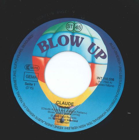 Claude - Nichts | Blow Up (INT 110.516) - 2