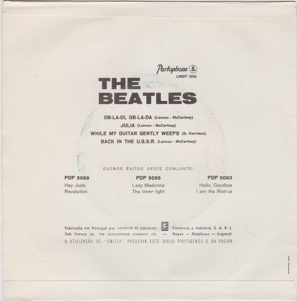The Beatles - Ob-La-Di, Ob-La-Da | Parlophone (LMEP 1350) - 2