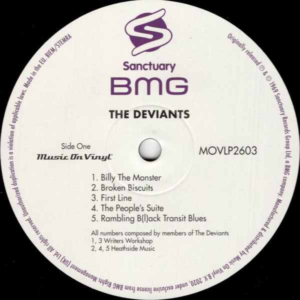 The Deviants - The Deviants | Music On Vinyl (MOVLP2603) - 2