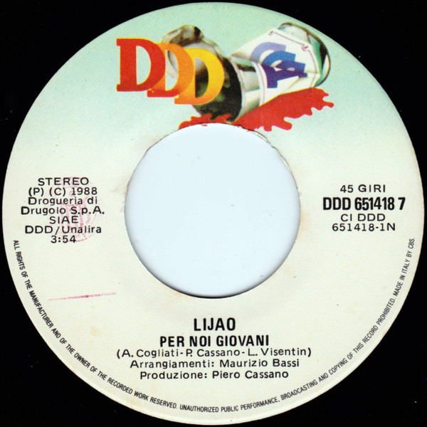Lijao - Per Noi Giovani | DDD (651418 7) - 3