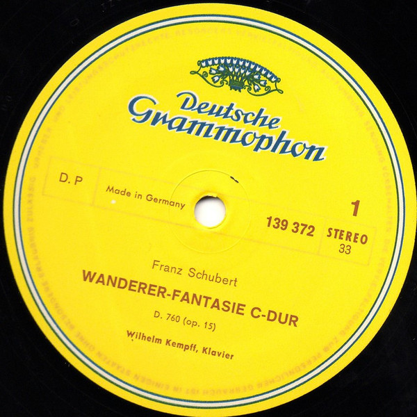 Franz Schubert , Wilhelm Kempff - Wanderer-Fantasie D.760 Moments Musicaux D.780 | Deutsche Grammophon (139 372 SLPM) - 3 Franz Schubert , Wilhelm Kempff - Wanderer-Fantasie D.760 Moments Musicaux D.780 | Deutsche Grammophon (139 372 SLPM) - 3