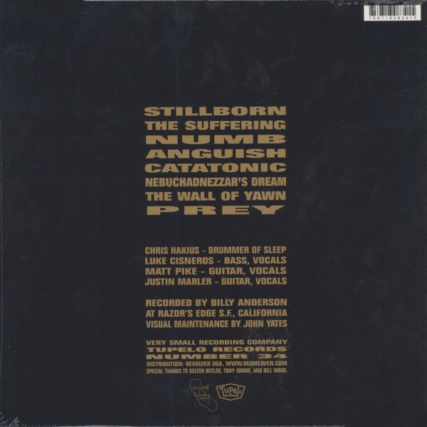 Sleep - Vol. 1 | Tupelo Recording Company (TUP34) - 2