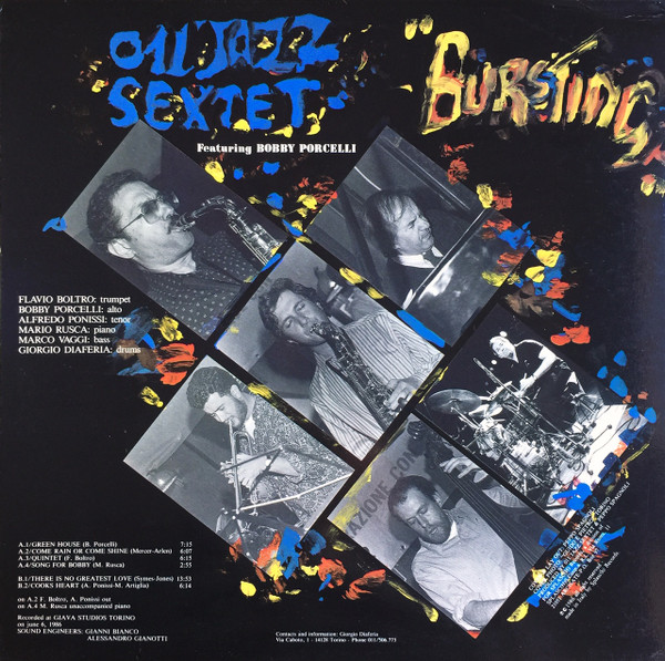 011 Jazz Sextet Featuring Bobby Porcelli - Bursting | Splasc Records (H 114) - 2 011 Jazz Sextet Featuring Bobby Porcelli - Bursting | Splasc Records (H 114) - 2