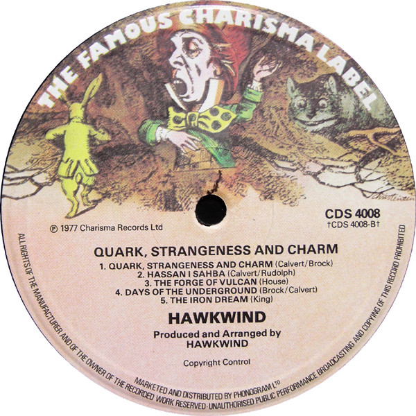 Hawkwind - Quark, Strangeness And Charm | Charisma (CDS 4008) - 4