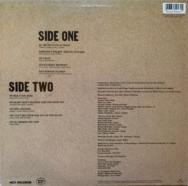 George Strait - Ocean Front Property | MCA Records (MCA-5913) - 2 George Strait - Ocean Front Property | MCA Records (MCA-5913) - 2