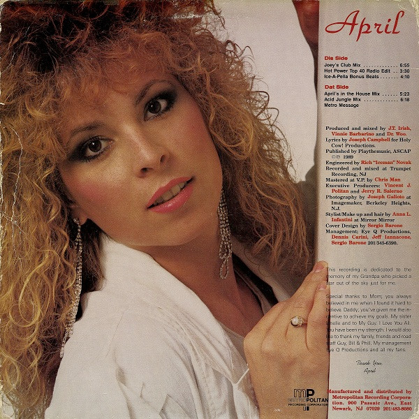 April - Right On Time | Metropolitan Recording Corporation (MRC 04452) - 2