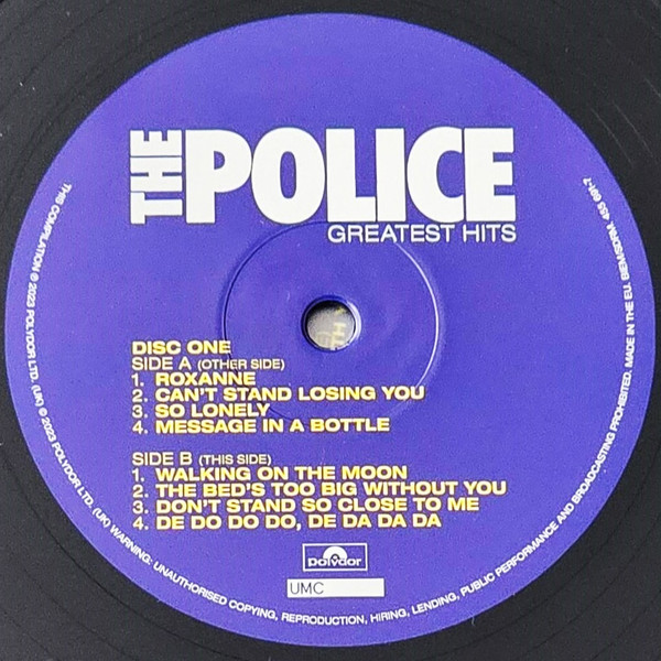 The Police - Greatest Hits | Polydor (455 692-5) - 4