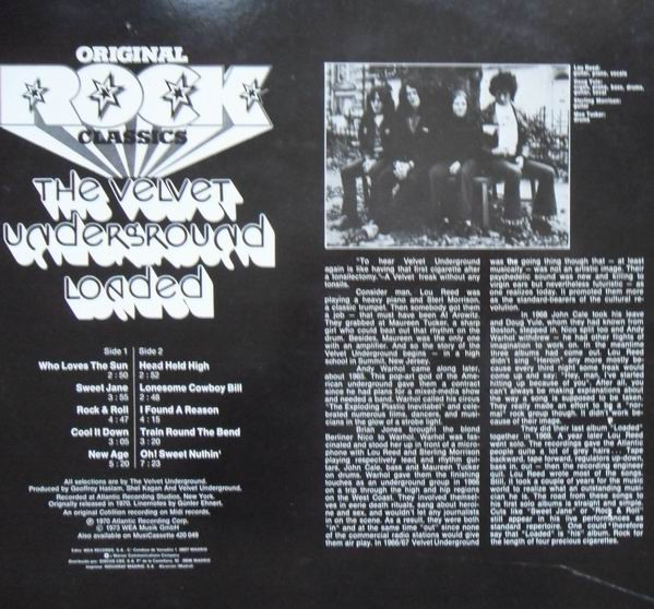 The Velvet Underground - Loaded featuring Lou Reed | Atlantic (40113) - 2