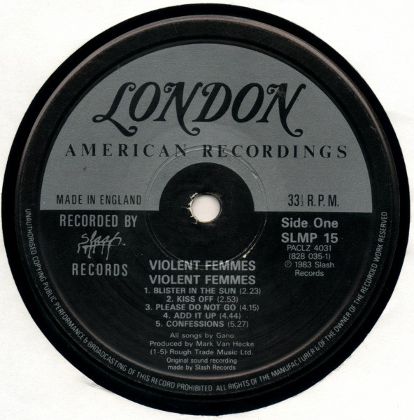 Violent Femmes - Violent Femmes | Slash (SLMP 15) - 3