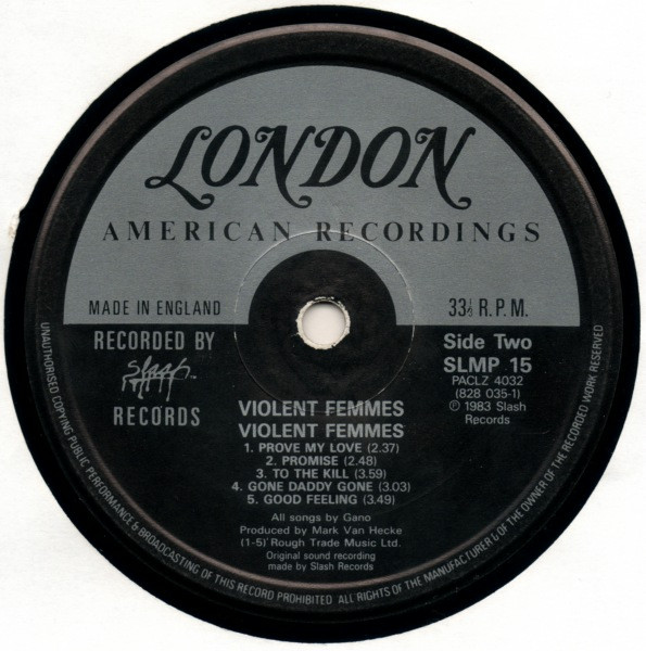 Violent Femmes - Violent Femmes | Slash (SLMP 15) - 4