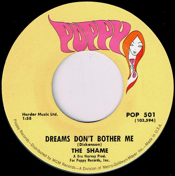 The Shame - Too Old To Go 'Way Little Girl | Poppy (POP 501) - 2