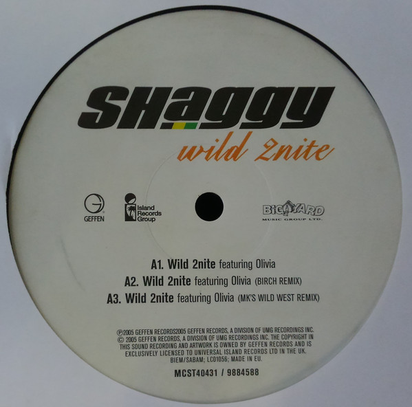 Shaggy Featuring Olivia - Wild 2nite | Geffen Records (MCST40431) - 2