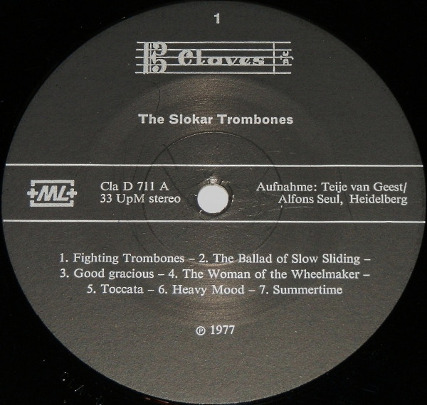 Slokar Posaunenquartett - The Slokar Trombones | Claves (D 711) - 3