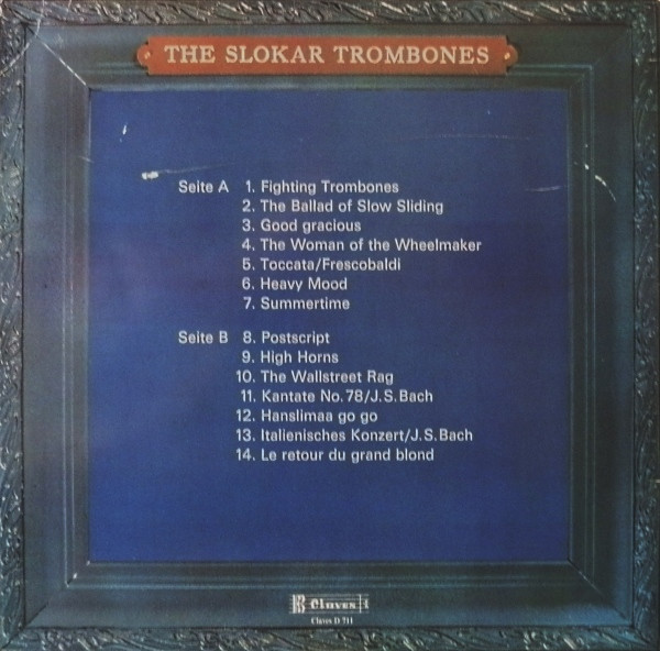 Slokar Posaunenquartett - The Slokar Trombones | Claves (D 711) - 2