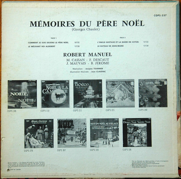 Robert Manuel - Le Père Noël Te Raconte... | RCA Gala (CGPS-337) - 2