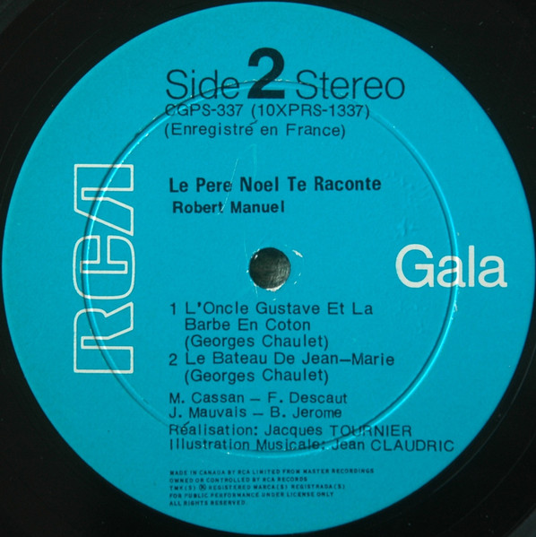 Robert Manuel - Le Père Noël Te Raconte... | RCA Gala (CGPS-337) - 4