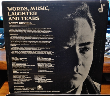 Bobby Russell - Words, Music, Laughter And Tears | Elf (9500) - 2 Bobby Russell - Words, Music, Laughter And Tears | Elf (9500) - 2