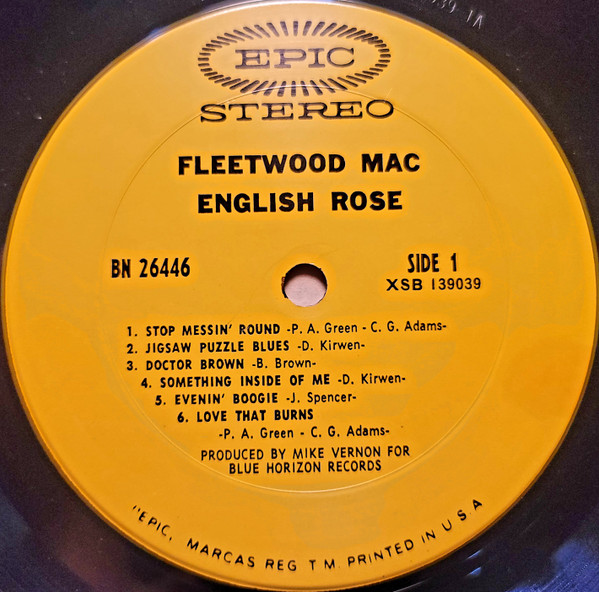 Fleetwood Mac - English Rose | Epic (BN 26446) - 3 Fleetwood Mac - English Rose | Epic (BN 26446) - 3