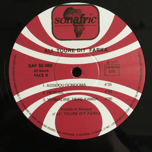 Ali Farka Touré - Ali Toure Farka | Sonafric (SAF 50060) - 4 Ali Farka Touré - Ali Toure Farka | Sonafric (SAF 50060) - 4