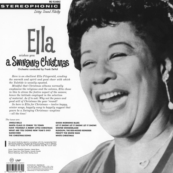 Ella Fitzgerald - Ella Wishes You A Swinging Christmas | Verve Records (B0033746-01) - 4