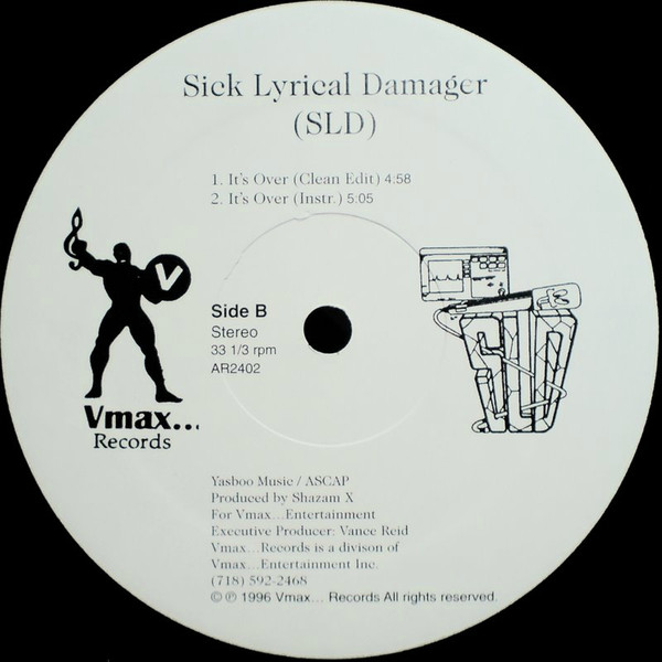 Sick Lyrical Damager - Scary Thoughts / It's Over | Vmax Records (AR2402) - 2 Sick Lyrical Damager - Scary Thoughts / It's Over | Vmax Records (AR2402) - 2