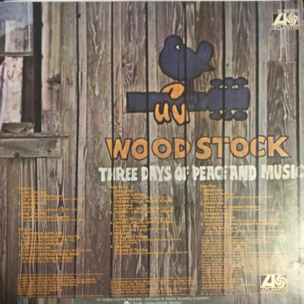 Various - Woodstock Two | Atlantic (W 60 002) - 2