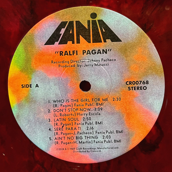 Ralfi Pagan - Ralfi Pagan | Craft Recordings (CR00768) - 3