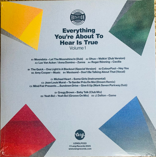 Various - Rotation Sound System - Everything You're About To Hear Is True Vol. 1 | Leng (LENGLP020) - 2