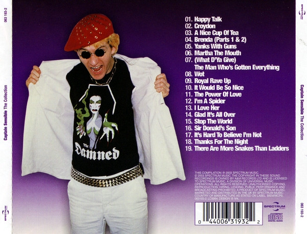 Captain Sensible - The Collection | Spectrum Music (063 193-2) - 2