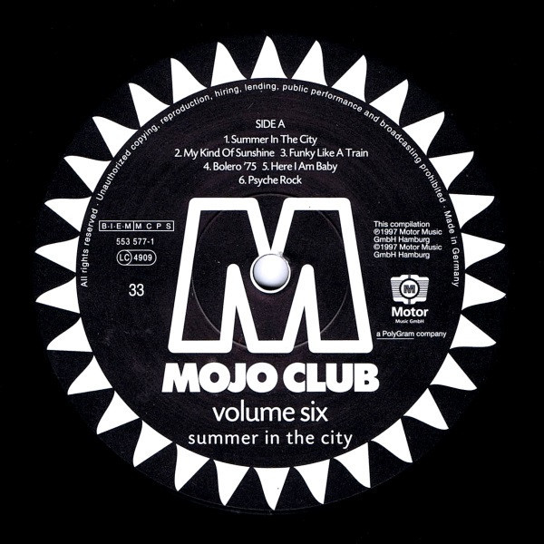 Various - Mojo Club Dancefloor Jazz Volume Six (Summer In The City) | Motor Music (553 577-1) - 3 Various - Mojo Club Dancefloor Jazz Volume Six (Summer In The City) | Motor Music (553 577-1) - 3