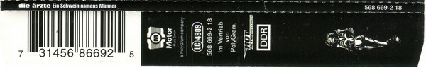 Die Ärzte - Ein Schwein Namens Männer | Motor Music (568 669-2 18) - 3