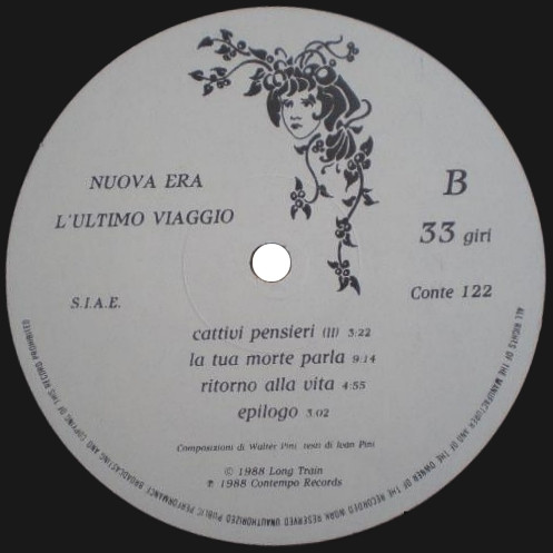 Nuova Era - L'Ultimo Viaggio | Contempo Records (Conte 122) - 4