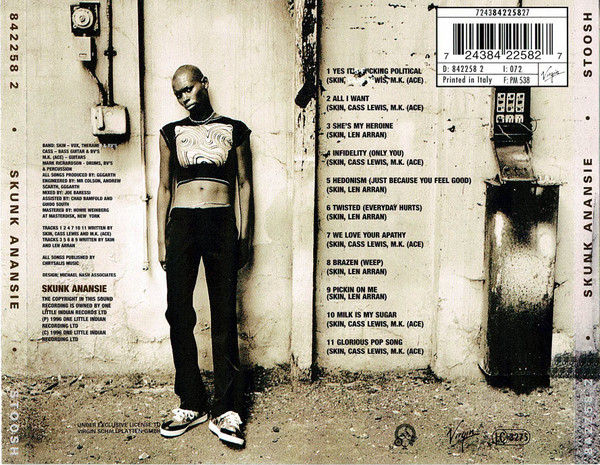 Skunk Anansie - Stoosh | Virgin (842258 2) - 2 Skunk Anansie - Stoosh | Virgin (842258 2) - 2