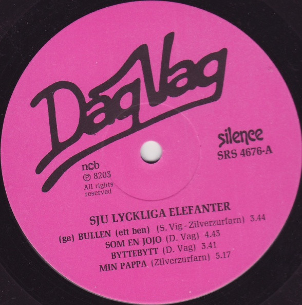 Dag Vag - 7 Lyckliga Elefanter | Silence (SRS 4676) - 3