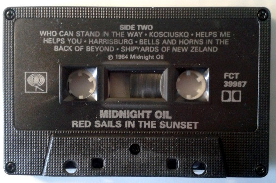 Midnight Oil - Red Sails In The Sunset [Cassette] | Columbia (WFCT-39987) - 4