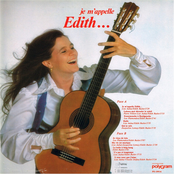 Edith Butler - Je M'appelle Edith | PolyGram (PS-19916) - 2 Edith Butler - Je M'appelle Edith | PolyGram (PS-19916) - 2
