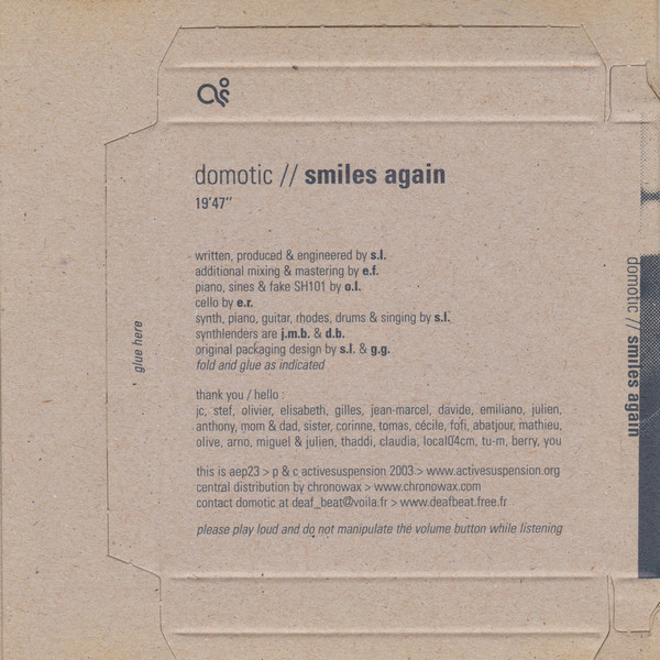 Domotic - Smiles Again | Active Suspension (aep23) - 2