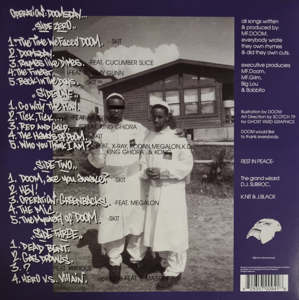 MF Doom - Operation: Doomsday | Metal Face Records (MF 93 LP) - 2