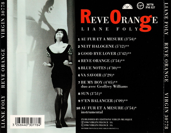 Liane Foly - Reve Orange | Virgin (30778) - 2