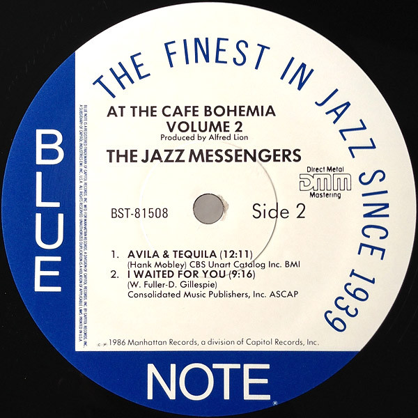Art Blakey & The Jazz Messengers - At The Cafe Bohemia Volume 2 | Blue Note (BST-81508) - 4