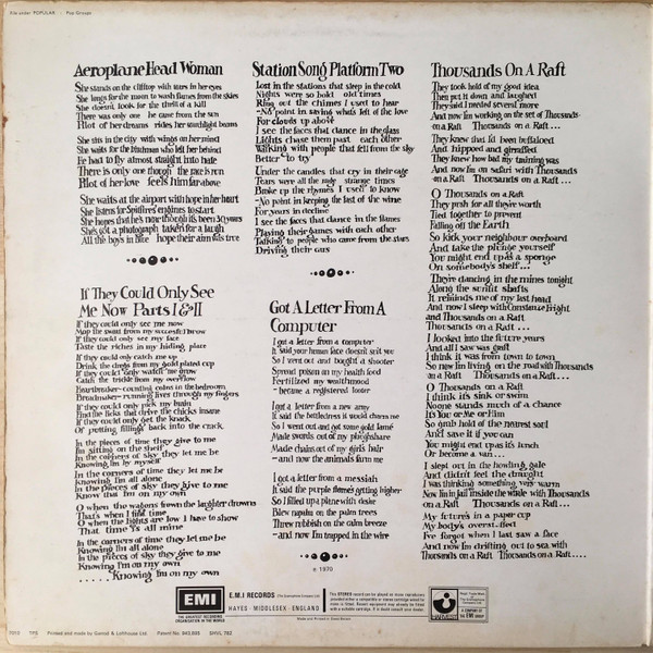 Pete Brown & Piblokto! - Thousands On A Raft | Harvest (SHVL 782) - 2 Pete Brown & Piblokto! - Thousands On A Raft | Harvest (SHVL 782) - 2