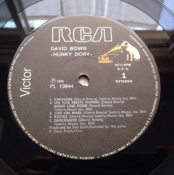 David Bowie - Hunky Dory | RCA Victor (PL 13844) - 3