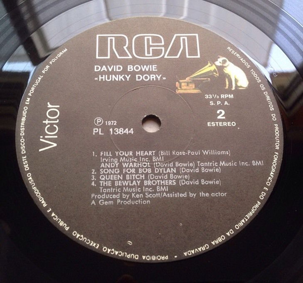 David Bowie - Hunky Dory | RCA Victor (PL 13844) - 4