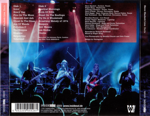 Steve Hackett - Live Rails | Inside Out Music (IOMCD 339) - 4 Steve Hackett - Live Rails | Inside Out Music (IOMCD 339) - 4