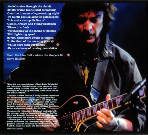 Steve Hackett - Live Rails | Inside Out Music (IOMCD 339) - 2 Steve Hackett - Live Rails | Inside Out Music (IOMCD 339) - 2