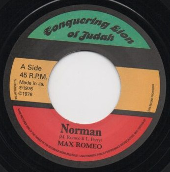 Max Romeo / The Upsetters - Norman / Norman Dub | Conquering Lion Of Judah (none)