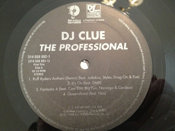 DJ Clue - The Professional | Roc-A-Fella Records (314 558 891-1) - 3